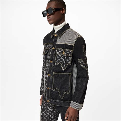 louis vuitton denim jacket men's|louis vuitton denim jacket price.